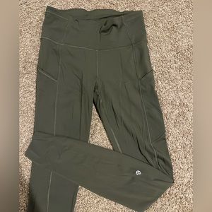 Olive green lululemon leggings